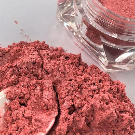 Pigments nacrés en plastique de la poudre P403 de mica de revêtement rose