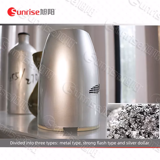 Pâte d'aluminium sans feuilles, pigment avec Surface lisse pour les revêtements de peintures de finition automobile, offre spéciale